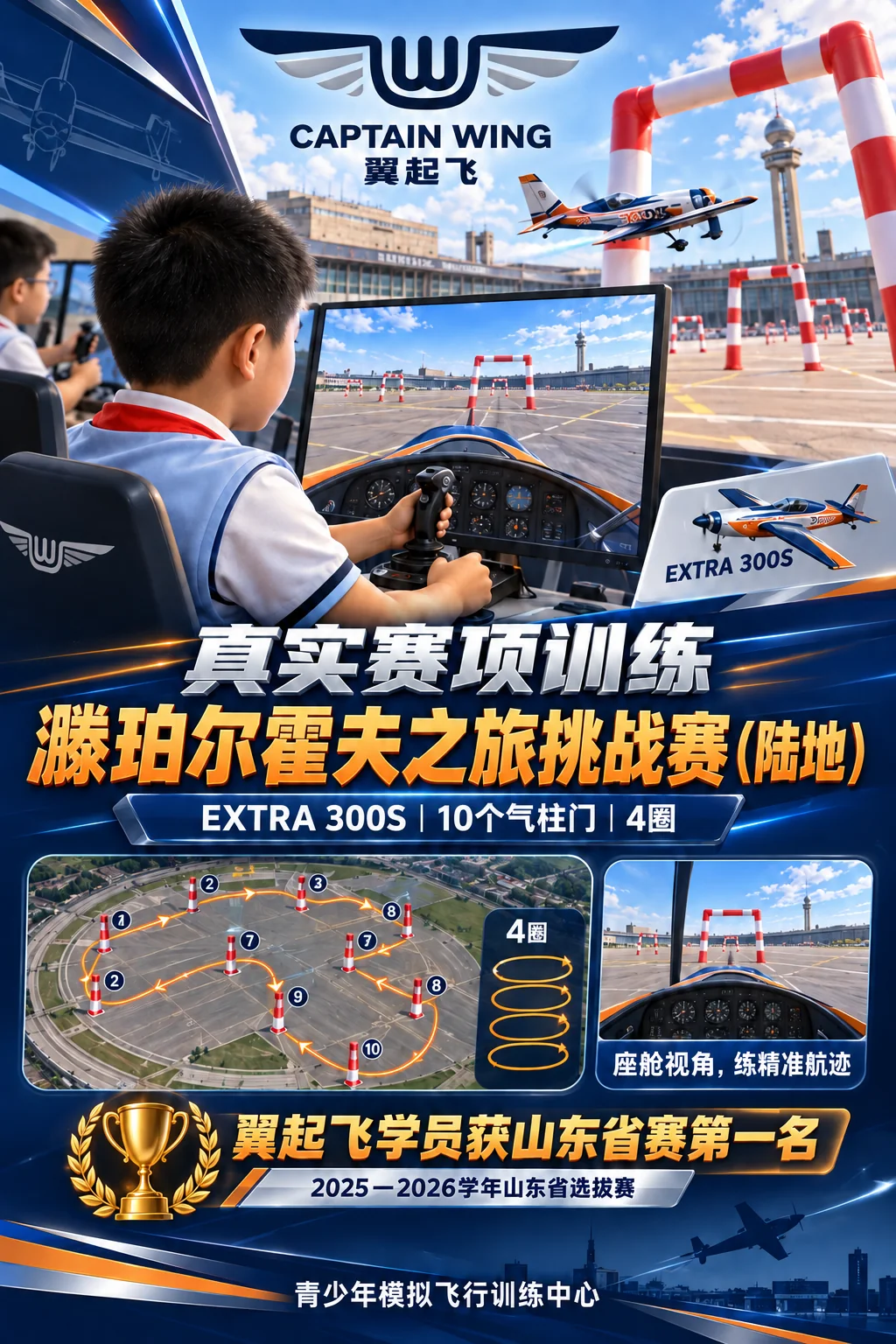 Extra 300S 滕珀尔霍夫之旅挑战赛海报